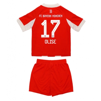 Billige Fotballdrakt Bayern Munich Michael Olise #17 Replika Hjemmedraktsett Barn 2025-26 Kortermet (med bukser)